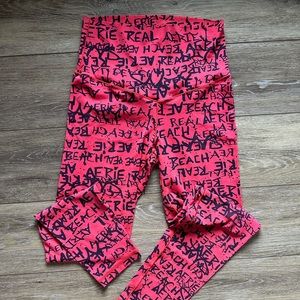 Aerie Real ‘Chill. Play. Move.’ 7/8 Leggings